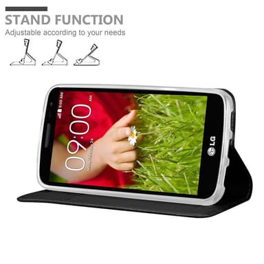 LG G2 MINI Suojakuori Lompakkokotelo (Musta)
