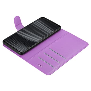 Realme GT 2 PRO Suojakuori Lompakkokotelo (Violetti)
