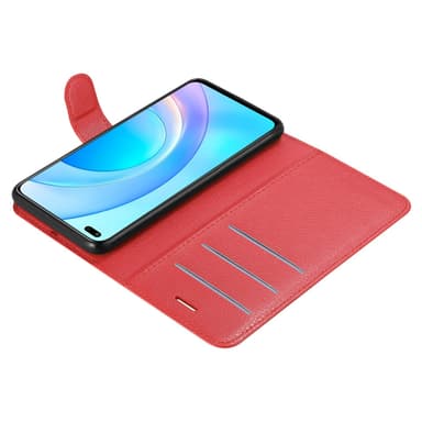 Honor 50 LITE Suojakuori Lompakkokotelo (Punainen)