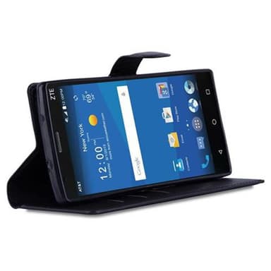 ZTE ZMAX 2 Suojakuori Lompakkokotelo (Musta)