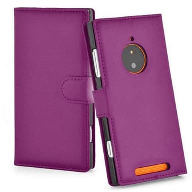 Nokia Lumia 830 Suojakuori Lompakkokotelo (Violetti)