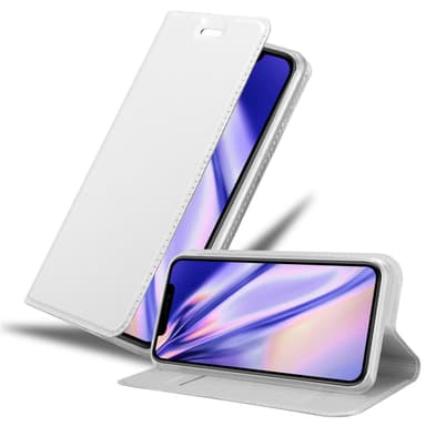 iPhone 11 PRO MAX Suojakuori Lompakkokotelo (Hopea)