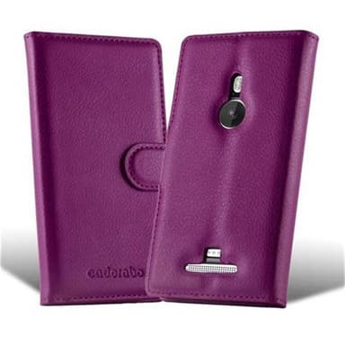 Nokia Lumia 925 Suojakuori Lompakkokotelo (Violetti)