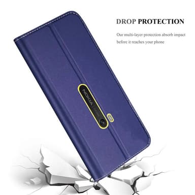 Nokia Lumia 920 Suojakuori Lompakkokotelo (Sininen)