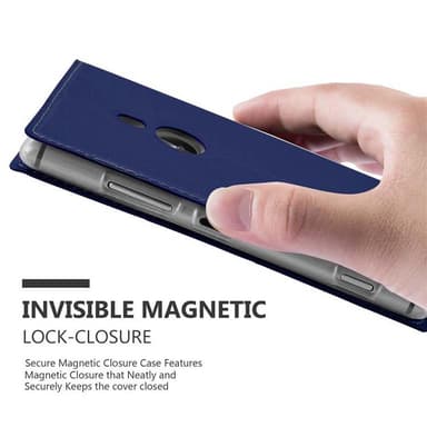 Nokia Lumia 925 Suojakuori Lompakkokotelo (Sininen)