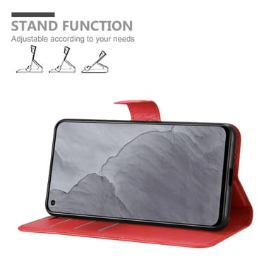 Realme GT Master Suojakuori Lompakkokotelo (Punainen)
