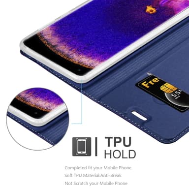 Oppo FIND X5 PRO Suojakuori Lompakkokotelo (Sininen)