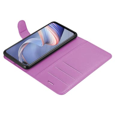 Oppo A92s Suojakuori Lompakkokotelo (Violetti)