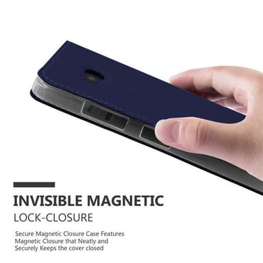 Nokia Lumia 640 Suojakuori Lompakkokotelo (Sininen)