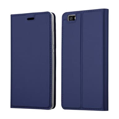 Huawei P8 LITE 2015 Suojakuori Lompakkokotelo (Sininen)