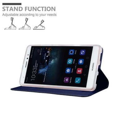 Huawei MATE S Suojakuori Lompakkokotelo (Sininen)