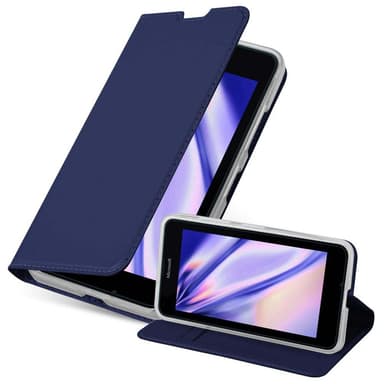 Nokia Lumia 640 Suojakuori Lompakkokotelo (Sininen)