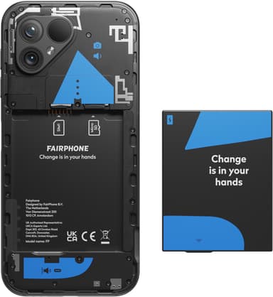 Fairphone 5 5G älypuhelin 6/128 GB (mattamusta)