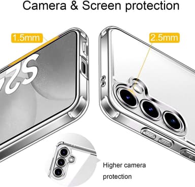 Samsung Galaxy S24 Suojakuori Kotelo (Läpinäkyvä)