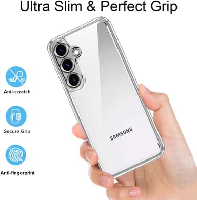 Samsung Galaxy S24 Suojakuori Kotelo (Läpinäkyvä)
