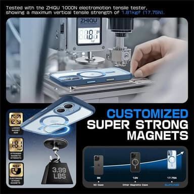 SUPCASE UB Mag kotelo iPhone 16 - Azure