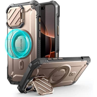 SUPCASE UB Mag XT kuori iPhone 16 Pro Max - Rosegold