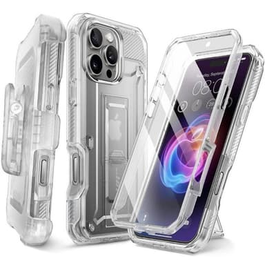 SUPCASE UB Pro kuori iPhone 16 Pro Max - Clear