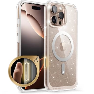 SUPCASE UB Mag kotelo iPhone 16 Pro Max - Glitterpink