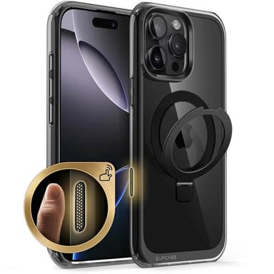 SUPCASE UB Mag Stand kotelo iPhone 16 Pro - Musta