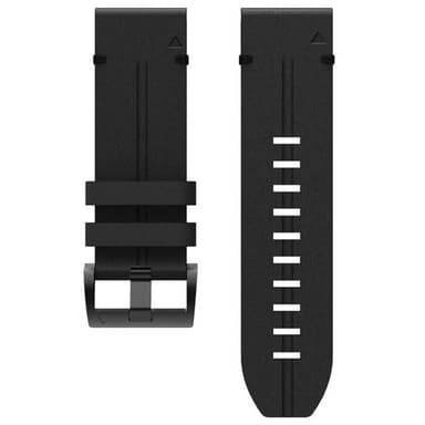 Nail nahka kellon ranneke easyfit Garmin Fenix 3 - Onyx black