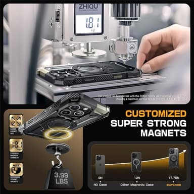 SUPCASE UB Grip kuori iPhone 16 Pro - Musta