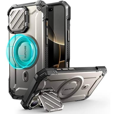 SUPCASE UB Mag XT kuori iPhone 16 Pro Max - TiGray