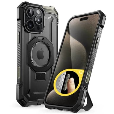 SUPCASE UB Grip kuori iPhone 16 Pro Max - Musta
