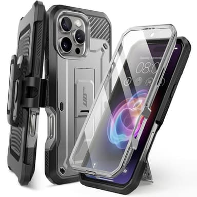 SUPCASE UB Pro kuori iPhone 16 Pro Max - TiGray