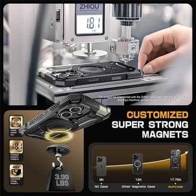 SUPCASE UB Grip kuori iPhone 16 Plus - Musta
