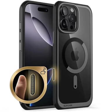 SUPCASE UB Mag kotelo iPhone 16 Pro Max - Musta