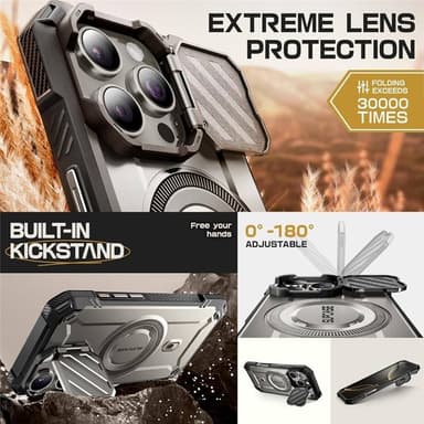 SUPCASE UB Mag XT kuori iPhone 16 Pro - TiGray