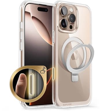 SUPCASE UB Mag Stand kotelo iPhone 16 Pro - Clear