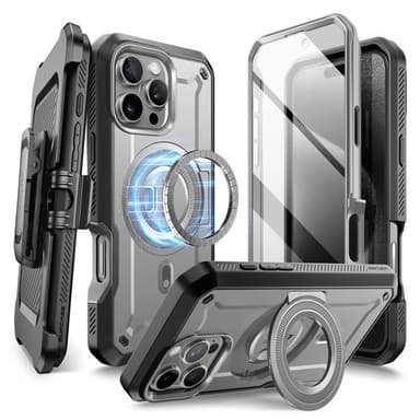 SUPCASE UB Pro Mag kuori iPhone 16 Pro Max - TiGray