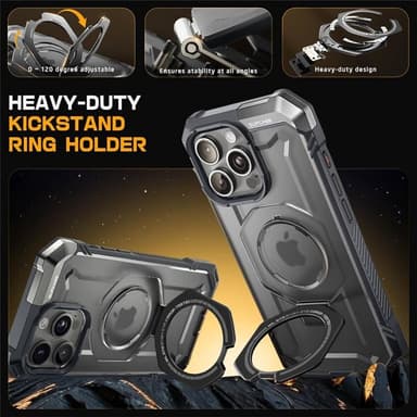 SUPCASE UB Grip kuori iPhone 16 Pro Max - Grey