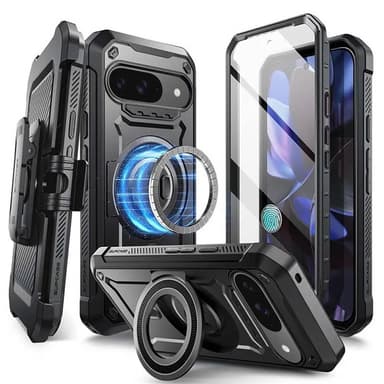 SUPCASE UB Pro Mag kuori Google Pixel 9 - Musta