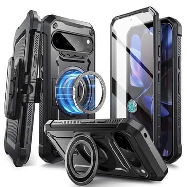 SUPCASE UB Pro Mag kuori Google Pixel 9 Pro - Musta