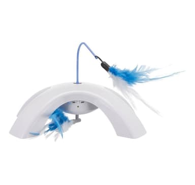 Lelu kissoille Feather Twister, 23 × 15 × 18 cm
