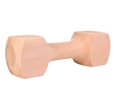 Lelu koirille puinen noutokäsipaino, kulmikas, n. 650 g, Trixie