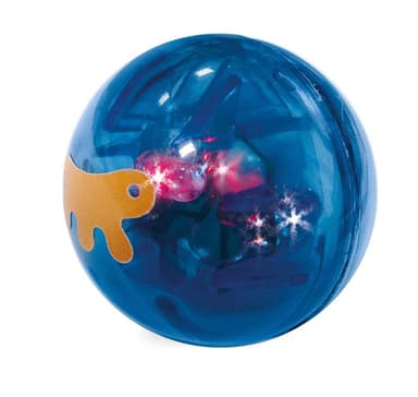Lelu kissoille pieni pallo+LED-valo pa5205