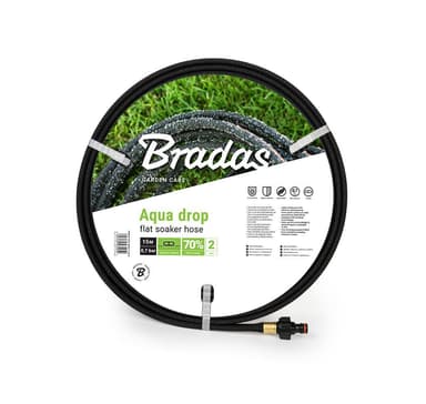 Tippaletku kastelujärjestelmään AQUA-DROP FLAT 1/2"" 15m, Bradas