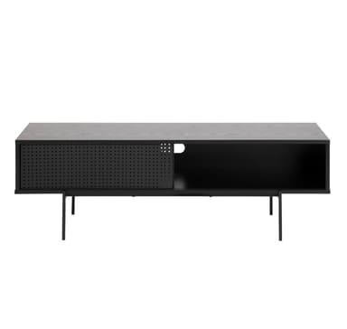 TV-pöytä ANGUS 140x40xH44cm, musta