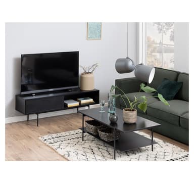 TV-pöytä ANGUS 140x40xH44cm, musta