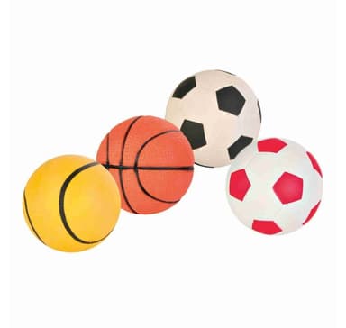 Koiran lelu Pallo, vaahtomuovi, ø 9 cm satunnainen väri, 1 kpl.