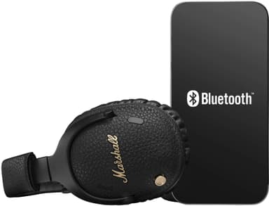 Marshall Monitor III A.N.C. langattomat around-ear kuulokkeet (musta)