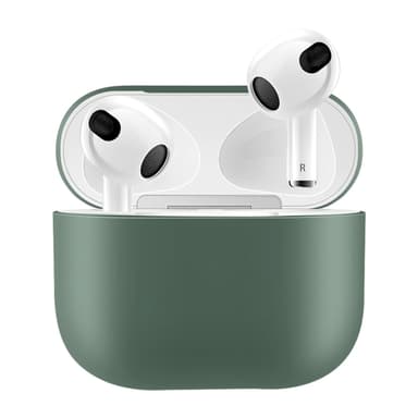 Silikonikuori Airpods 3:lle, tummanvihreä