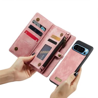 CaseMe puhelimenkotelo 008 8-kortti Google Pixel 9 Pro XL - Vaaleanpun