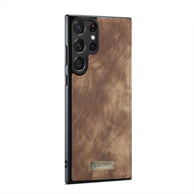 CaseMe puhelimenkotelo 008 8-kortti Samsung Galaxy S24 Ultra - Ruskea
