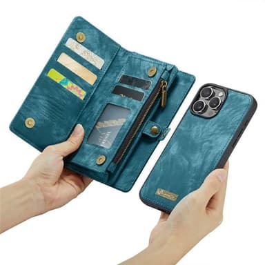 CaseMe puhelimenkotelo 008 8-kortti iPhone 16 Pro - Sininen