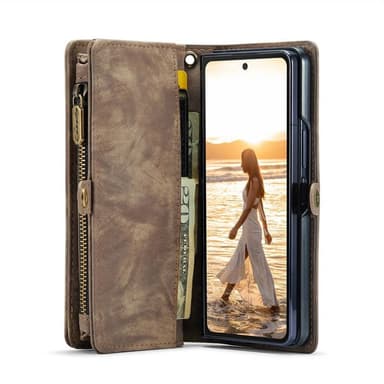 CaseMe puhelimenkotelo 008 5-kortti Samsung Galaxy Z Fold 6 - Ruskea